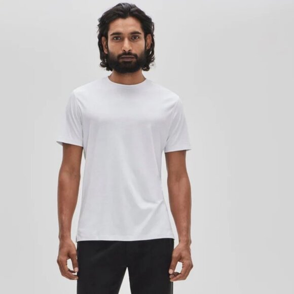 NWT‎ Men's ROBERT BARAKETT Georgia Crew-Neck T-Shirt White | Size XXL - Picture 1 of 14